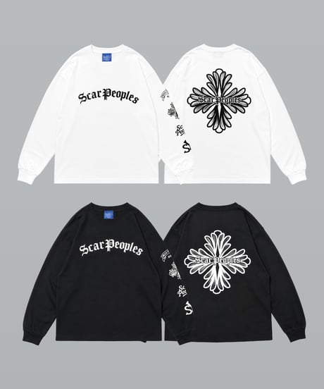 Multi Logo Long Sleeve Tee