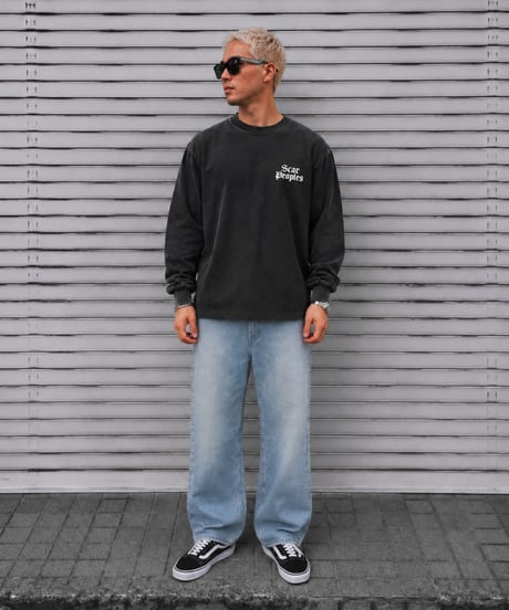 Basic Logo Fade Long Sleeve Tee