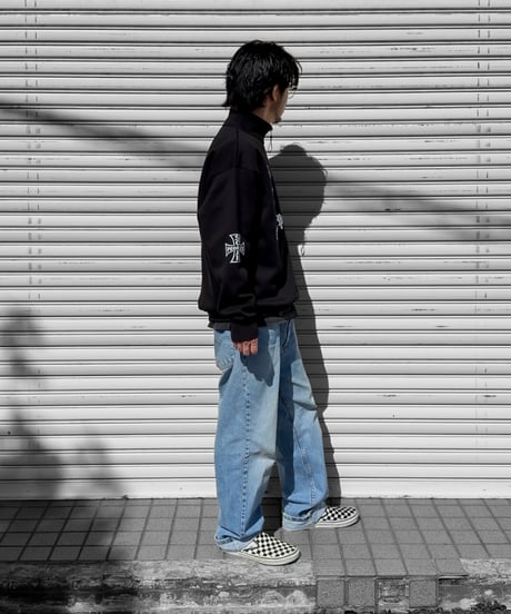 Multi Logo Half zip Sweat