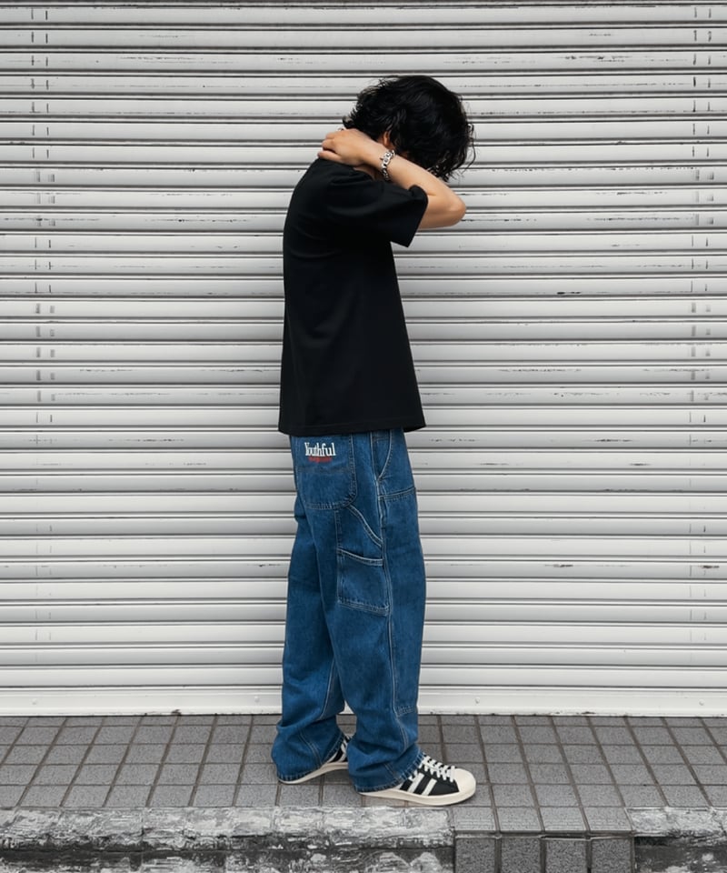 Double Knee Painter Denim Pants / Indigo | Yout