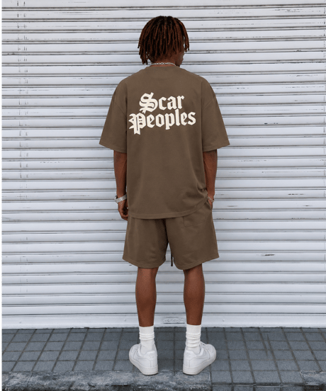 Alpha Logo Premium Tee / Brown