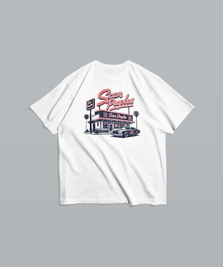 Classic Diner Tee / White