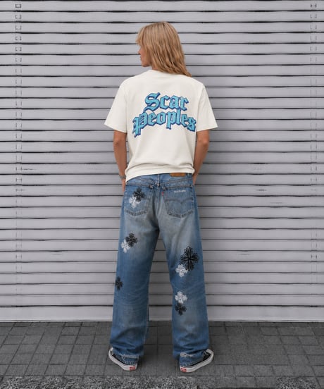 Basic Arch Fade Tee / Fade White