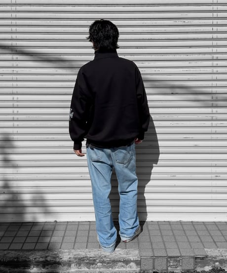 Multi Logo Half zip Sweat