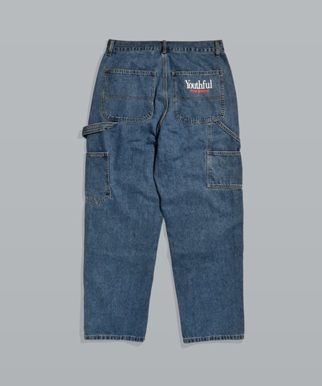 Double Knee Painter Denim Pants / Indigo