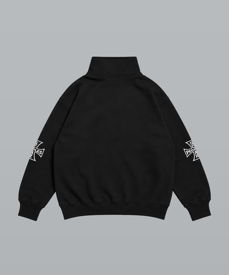 Multi Logo Half zip Sweat