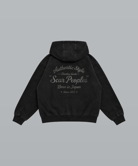 Duck Canvas Fade Zip Hooded Jacket