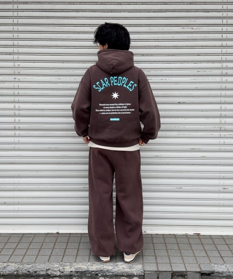 YSP Fade Sweat Pants / Fade Brown