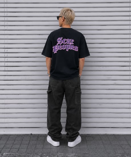 Basic Arch Fade Tee / Fade Black