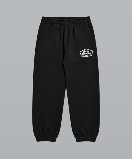 Alpha Shield Patch Sweat Pants / Black