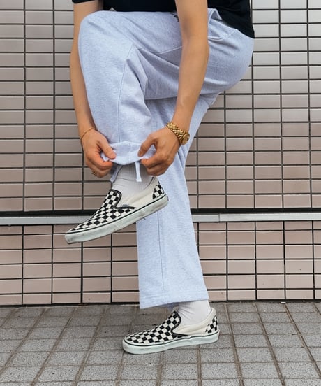Multi Logo Wide Sweat Pants