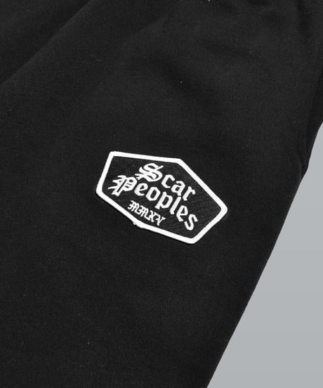 Alpha Shield Patch Sweat Pants / Black