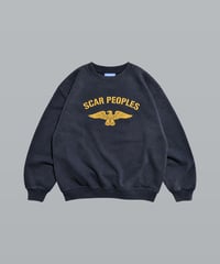 Wing Glyph Fade Crew Sweat / Fade Navy