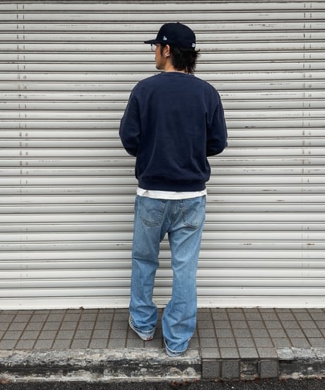 Wing Glyph Fade Crew Sweat / Fade Navy