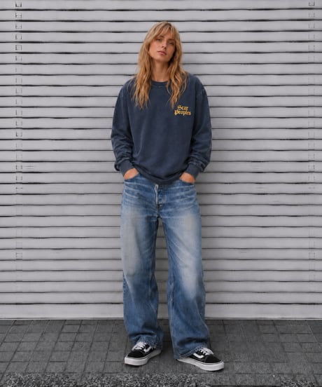 Basic Logo Fade Long Sleeve Tee