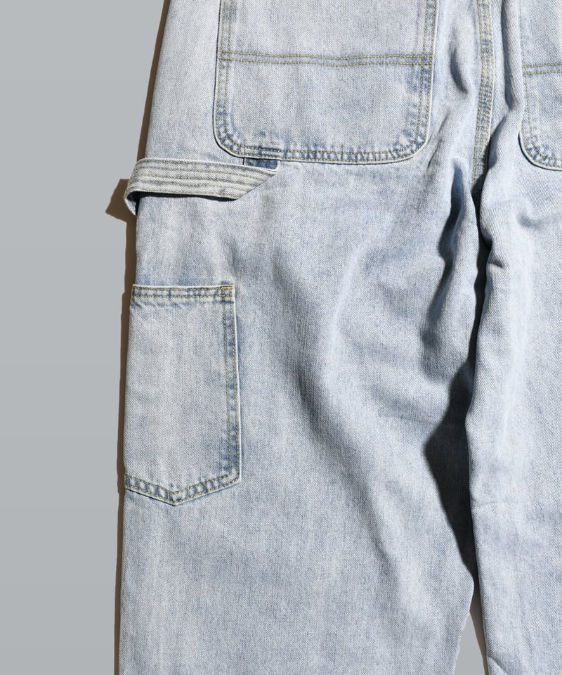 Double Knee Painter Denim Pants / Light Blue |