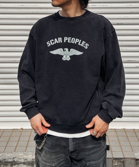 Wing Glyph Fade Crew Sweat / Fade Black