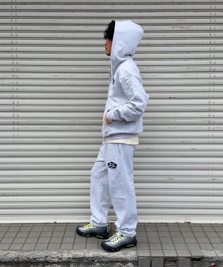 Alpha Shield Patch Sweat Pants / Ash