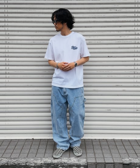 Double Knee Painter Denim Pants / Light Blue