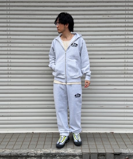 Alpha Shield Patch Sweat Pants / Ash