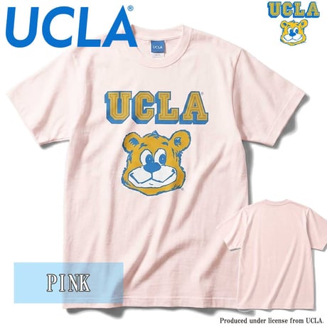 送料無料　UCLA （ユーシーエルエー）　Tシャツ メンズ レディース UCLA-0376 6.2oz ヘビーウエイト カレッジ ロゴ オープンエンドTシャツ アメカジ
