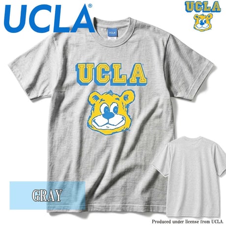 送料無料　UCLA （ユーシーエルエー）　Tシャツ メンズ レディース UCLA-0376 6.2oz ヘビーウエイト カレッジ ロゴ オープンエンドTシャツ アメカジ