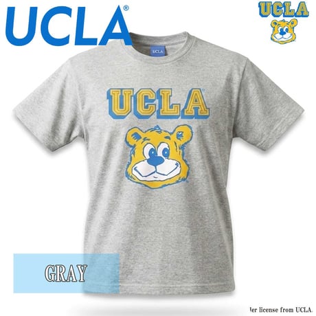 送料無料　UCLA （ユーシーエルエー）　Tシャツ メンズ レディース UCLA-0376 6.2oz ヘビーウエイト カレッジ ロゴ オープンエンドTシャツ アメカジ