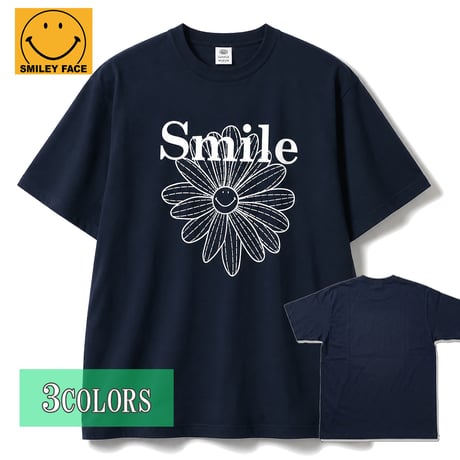 送料無料　SMILEY FACE (スマイリーフェイス） Tシャツ メンズ レディース SMFC-080 6.2oz ヘビーウエイト オープンエンドTシャツ アメカジ