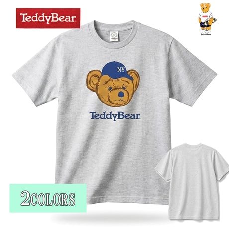 送料無料　TEDDY BEAR （テディベア） Tシャツ メンズ レディース TDBR-350 6.2oz ヘビーウエイト オープンエンドTシャツ アメカジ