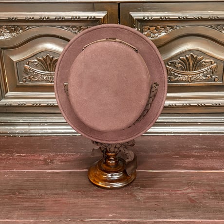 Bord court canotier tresse ruban