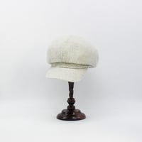 Wool shaggy casquette