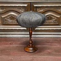 Denim herringbone Big beret