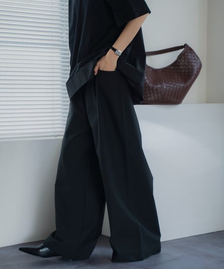 wide chino slacks/3size/3color