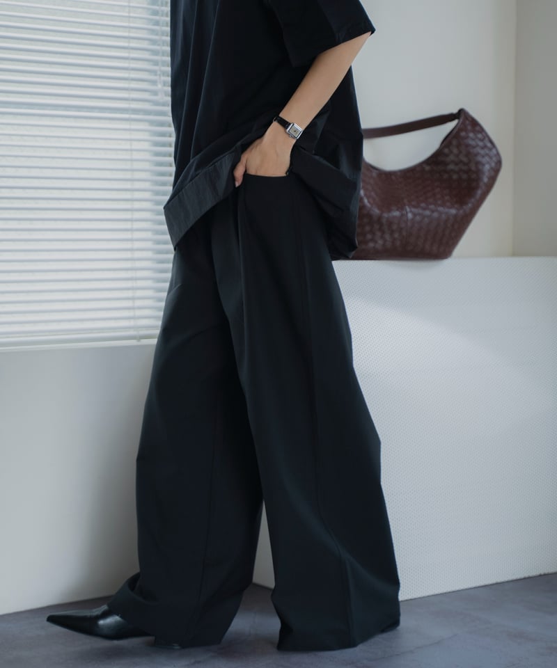 wide chino slacks/3size/3color | F A S H I R U