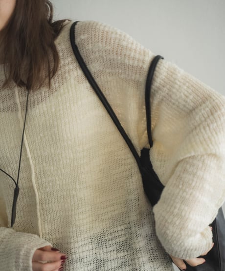 textured crochet knit