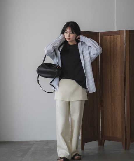 skirt layered pants