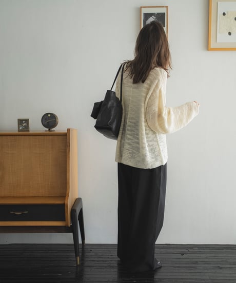 textured crochet knit