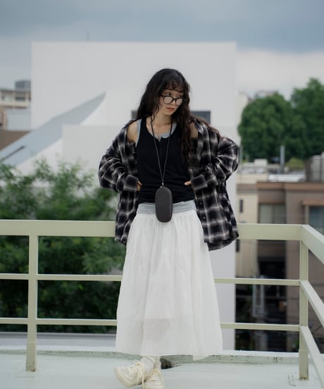 sheer pleated skirt