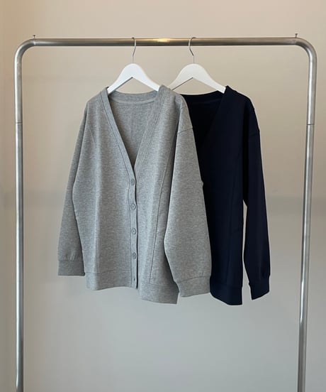 v-neck sweat cardigan
