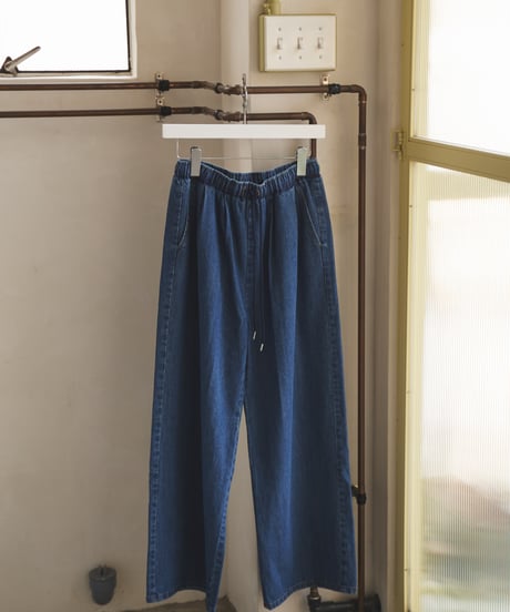 drawstring easy denim