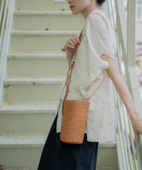 waist tuck dobby stripe shirt