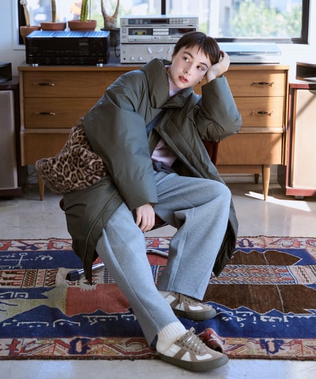 ＜予約販売＞long puffer overcoat/3color