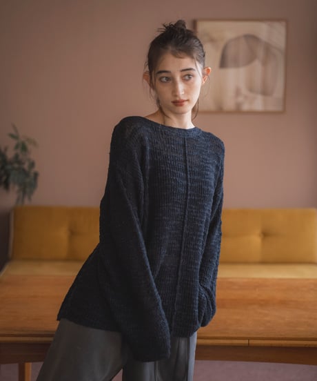 textured crochet knit
