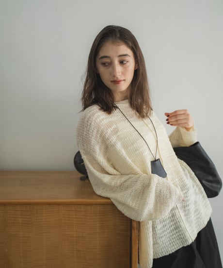 textured crochet knit