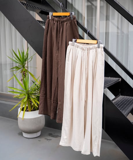 linen drawstring pants