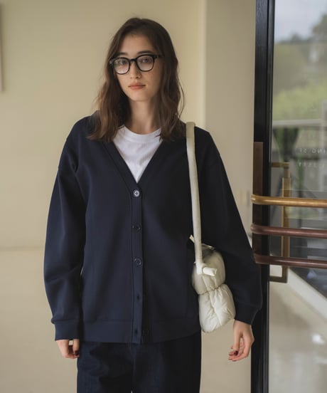 v-neck sweat cardigan