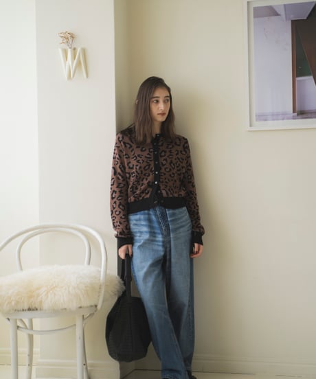 cotton knit cardigan