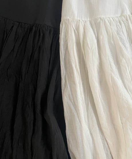 sheer pleated skirt