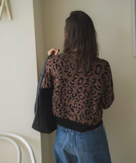 cotton knit cardigan