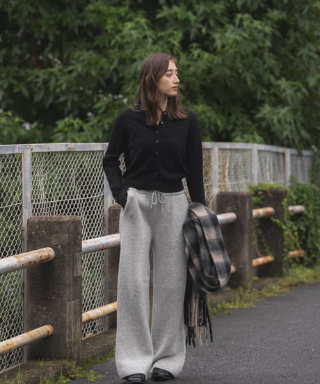 cotton knit cardigan